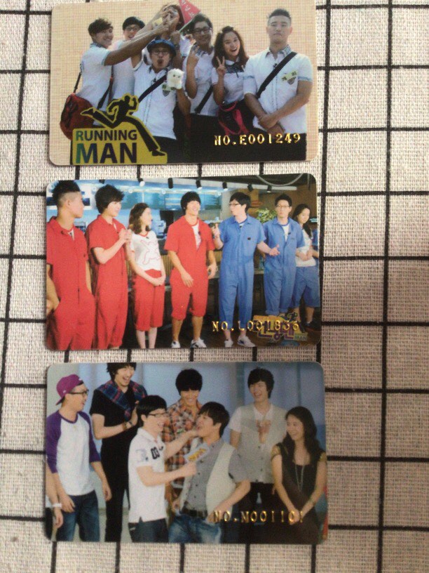 Running Man Card, 興趣及遊戲, 收藏品及紀念品, 韓流 Carousell