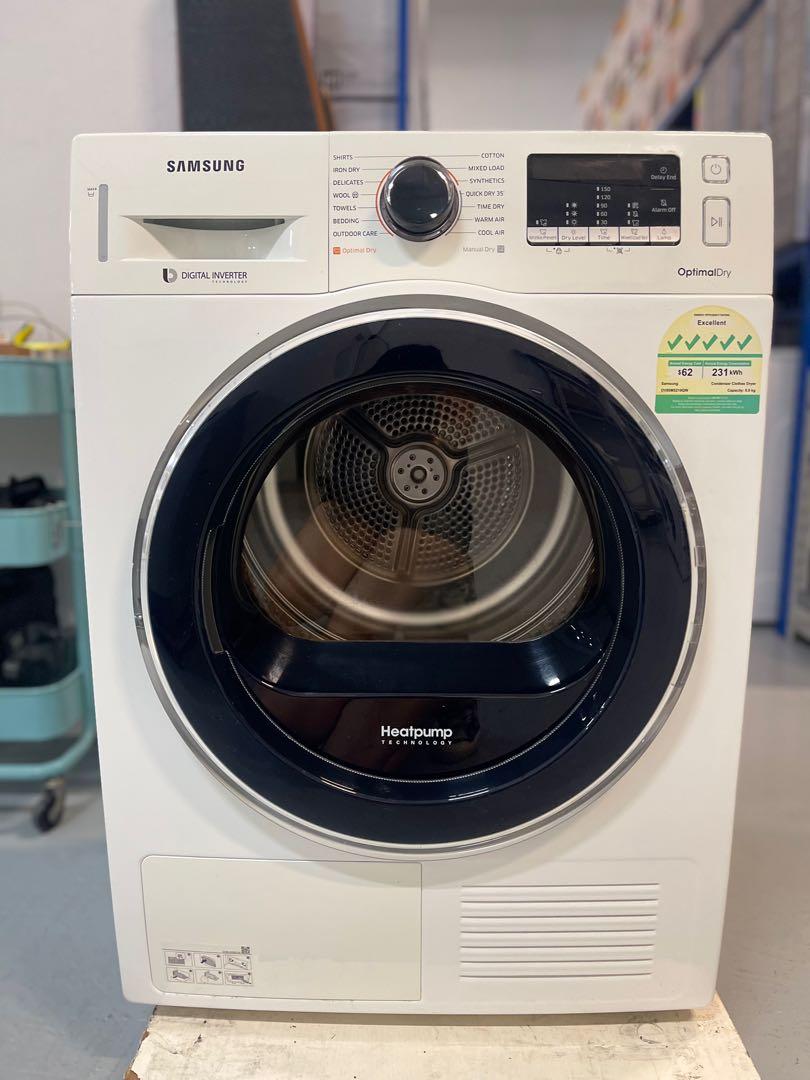 Samsung Heatpump Dryer, 8kg, Energy Rating 5 Ticks ( DV80M5210QW/SP