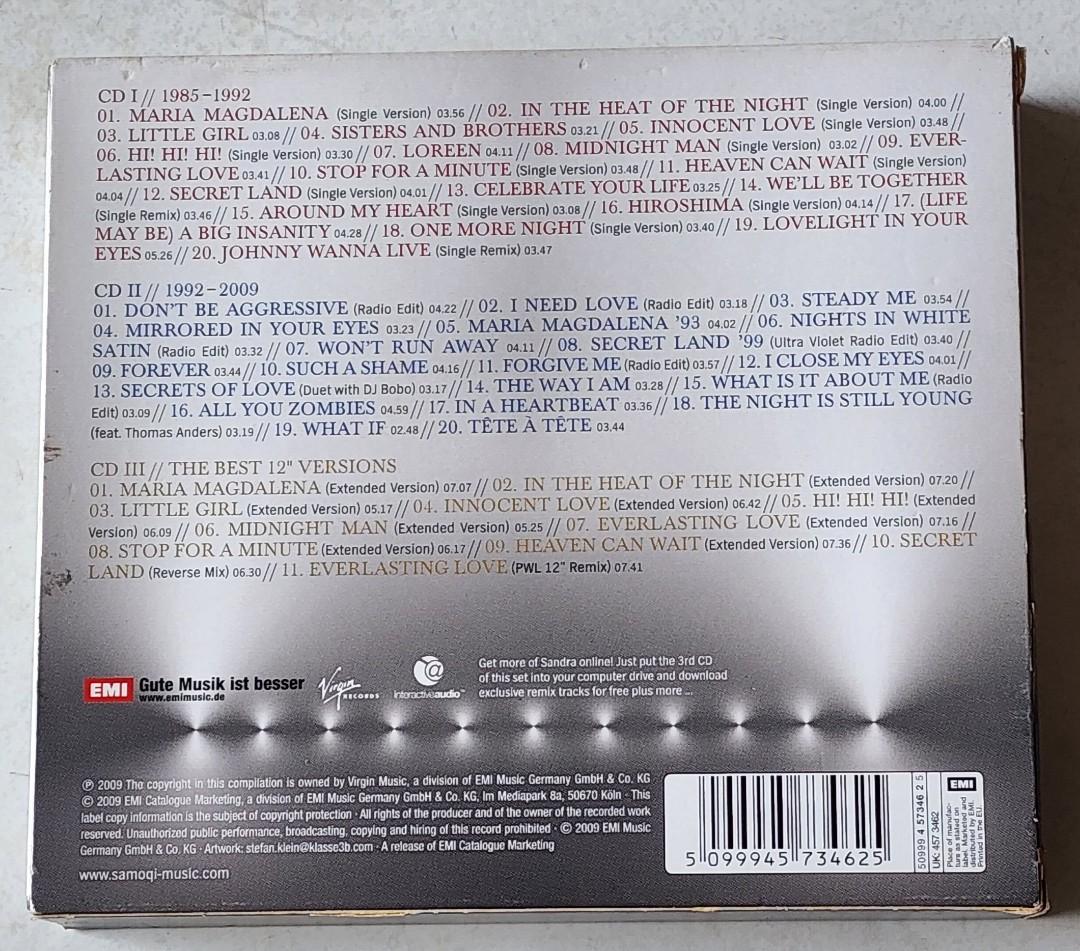 Sandra ~ The Platinum Collection ( MADE IN THE EU ) 3CD, Hobbies & Toys ...