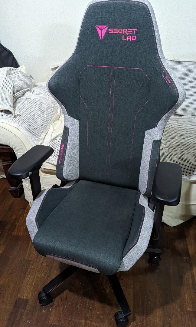Secretlab Throne Fabric Coal Pink 2020 version
