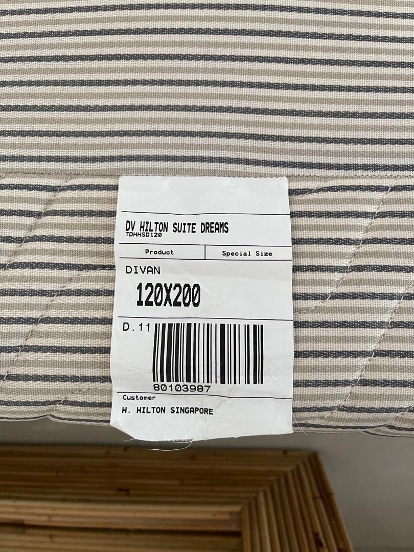 Serta/Divan Hilton Suite Dreams Mattress + Bed Base, Furniture & Home