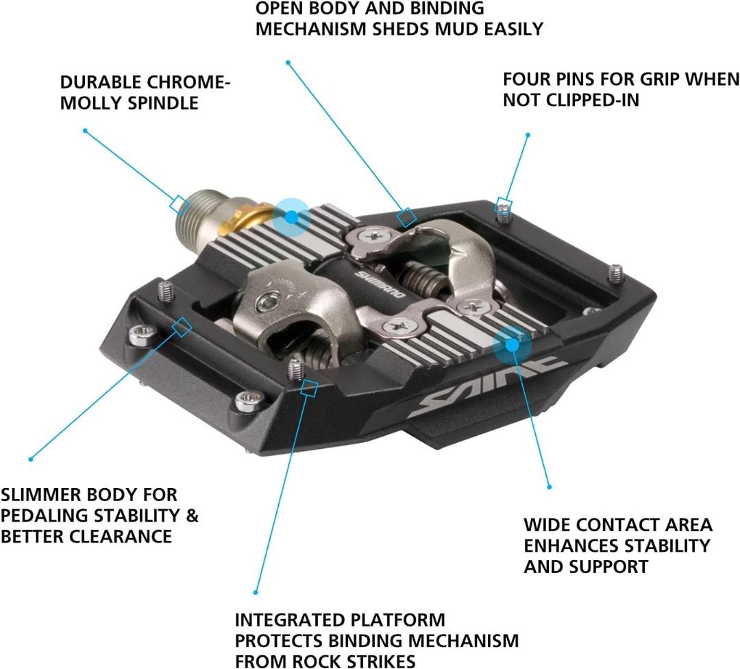 Shimano PD M820 Deore XT Pedal Sports Equipment Bicycles