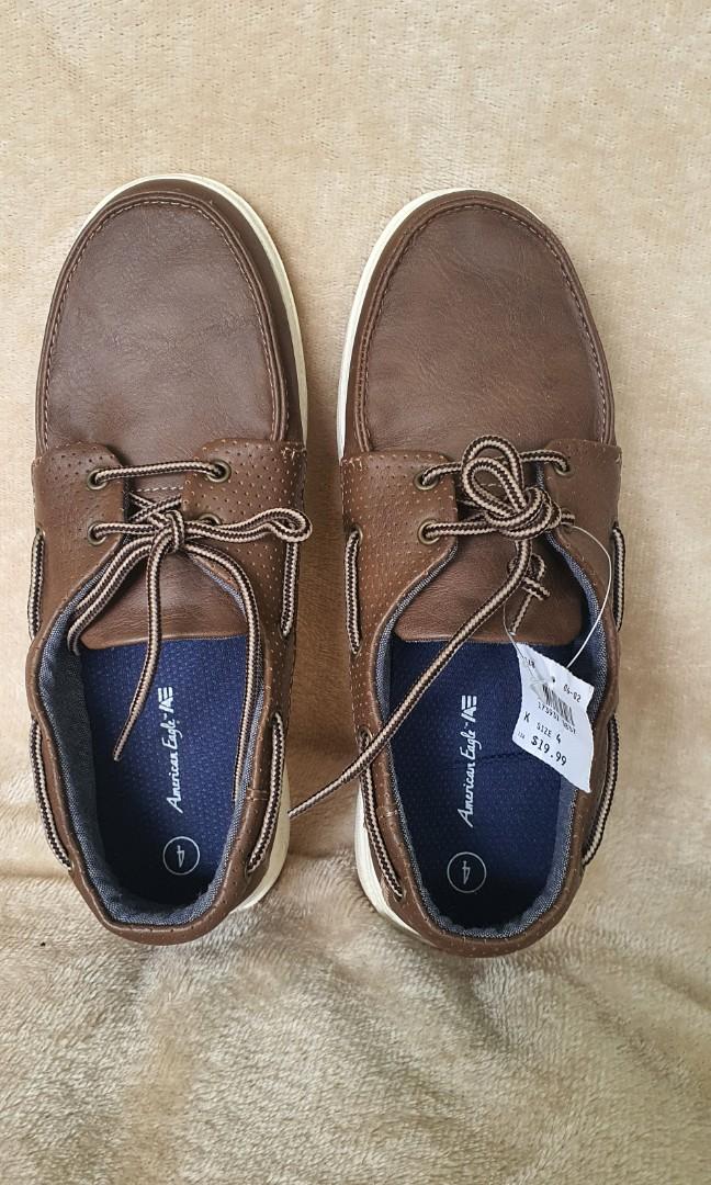 Men's American Eagle Outfitters Shoes Size 10 Black Boat Shoes