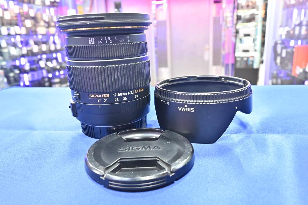 Sigma 17-50mm F2.8 for canon 等效27-80mm 恆定2.8 R7 R10用一流