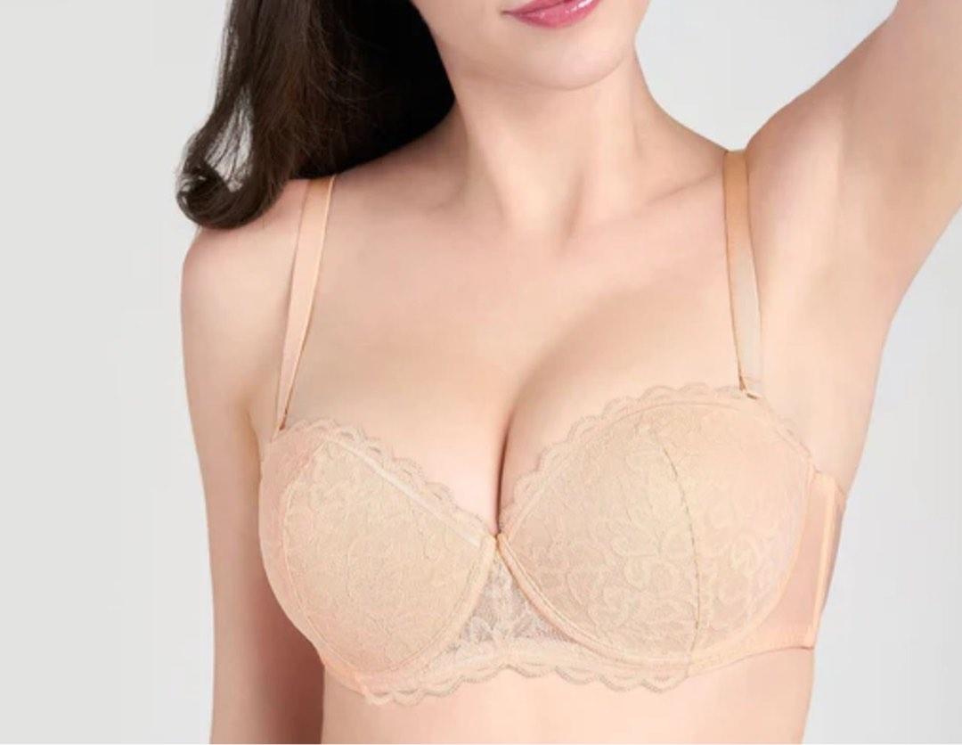 Simply Fashion Blossom Wired Padded Detachable Bra in Orange Highlight