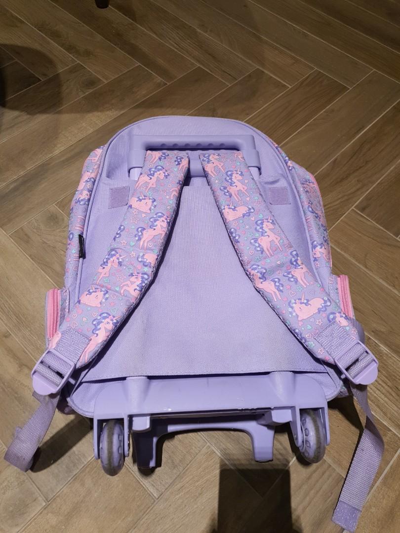 Smiggle Trolley School Bag Unicorn, Hobbies & Toys, Stationery & Craft, Stationery & School