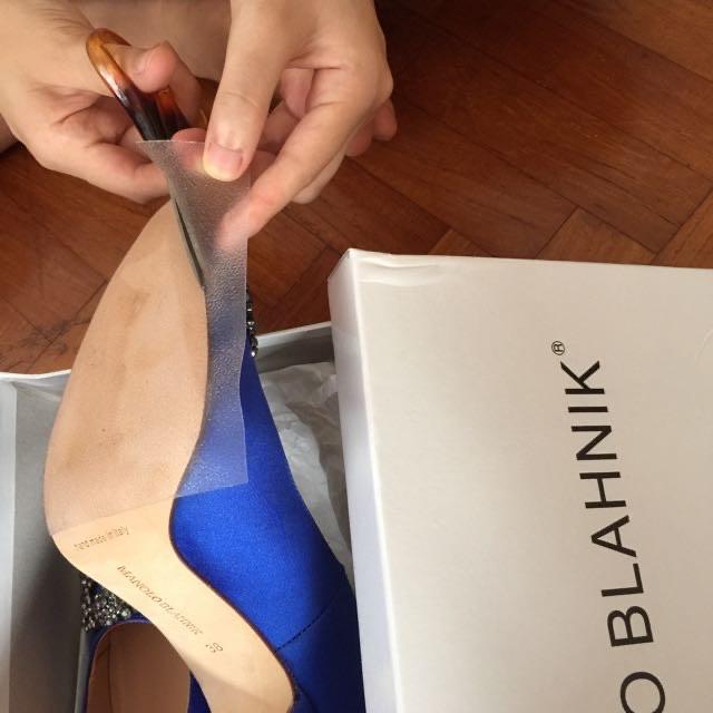 Sole protector (Category: Sneakers & Footwear) located in Singapore. Submitted by luxeaide_ (Listing ID 29246778, Image 1). Description: Protect your soles from scratches and dirts Sole protector - $30 (heels) / $34 (flats) with free normal mail Tags : Louboutin , heels , ferragamo , manolo blahnik , charlotte olympia , sole , saint laurent , LV , louise vuitton.