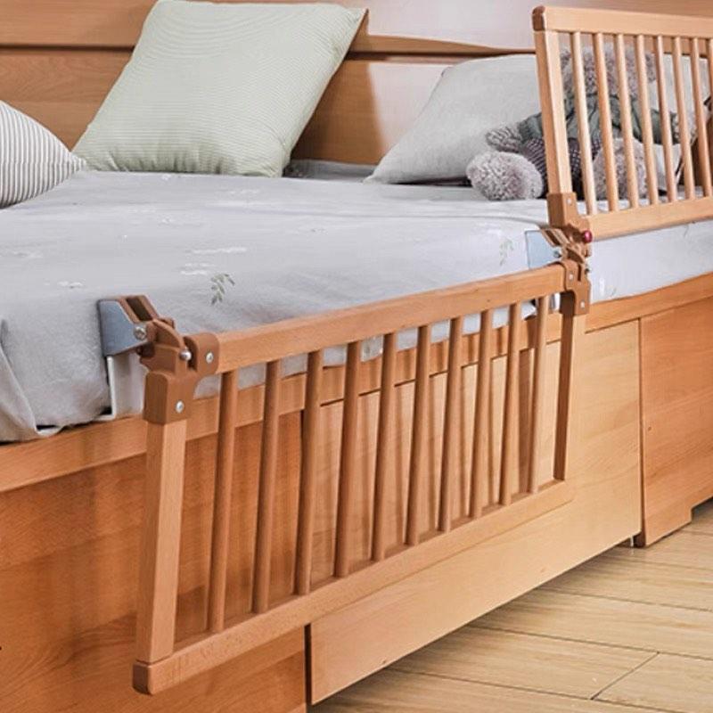 Solid Wood Bed Rails/ Bed Guards/ Bed Fences (x2), Babies & Kids, Baby
