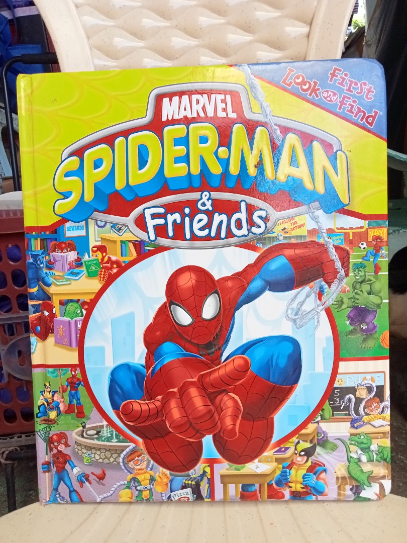 Children's　BOOK,　Toys,　Carousell　Books　Books　MARVEL　(HB)　AND　BOARD　FIRST　FIND　LOOK　on　Hobbies　Magazines,　SPIDER-MAN　FRIENDS