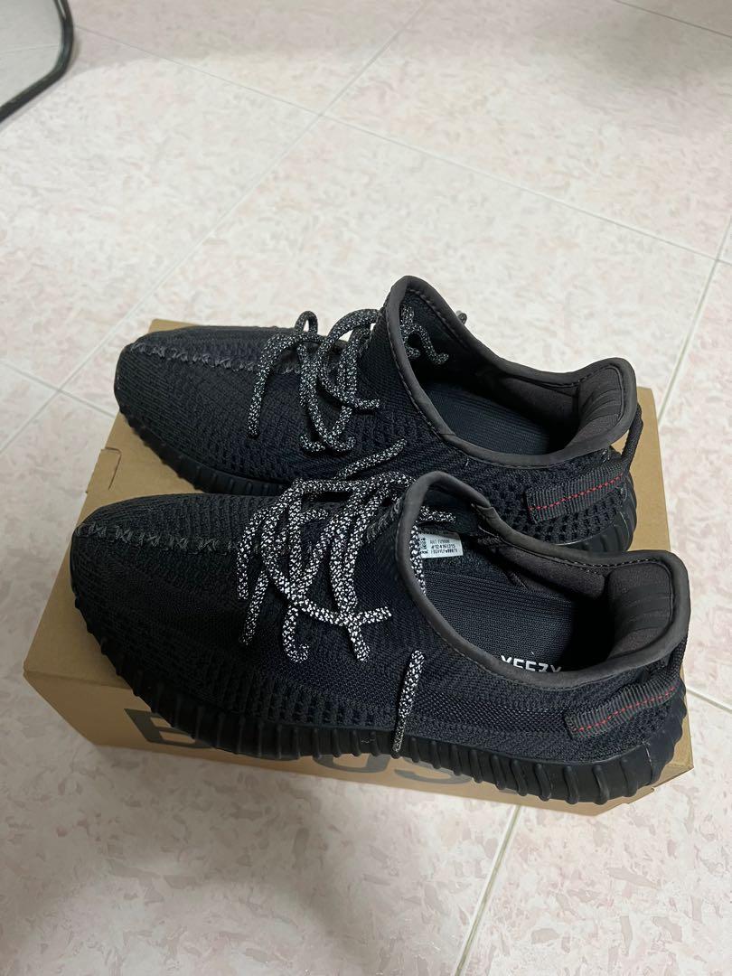 Yeezy boost Static black UK8 US8.5 non reflective