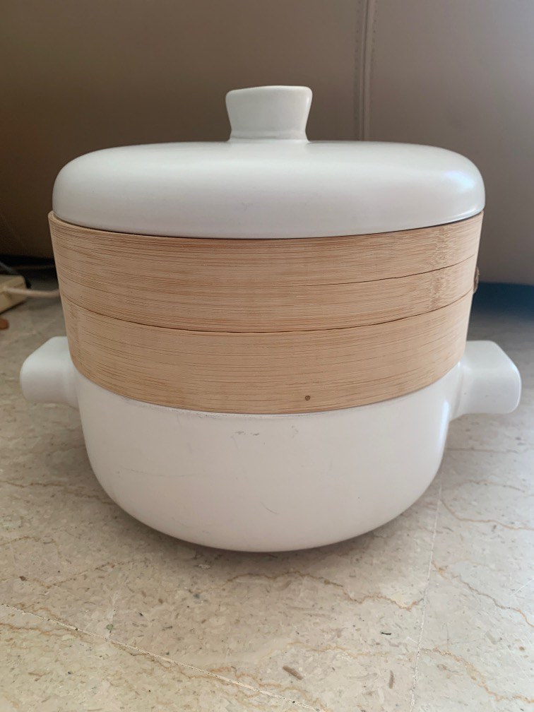 Ceramic Steamer (bamboo), Furniture & Home Living, Bathroom & Kitchen