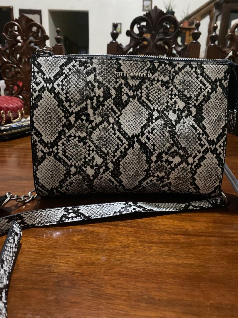 Steve madden snakeskin purse sales