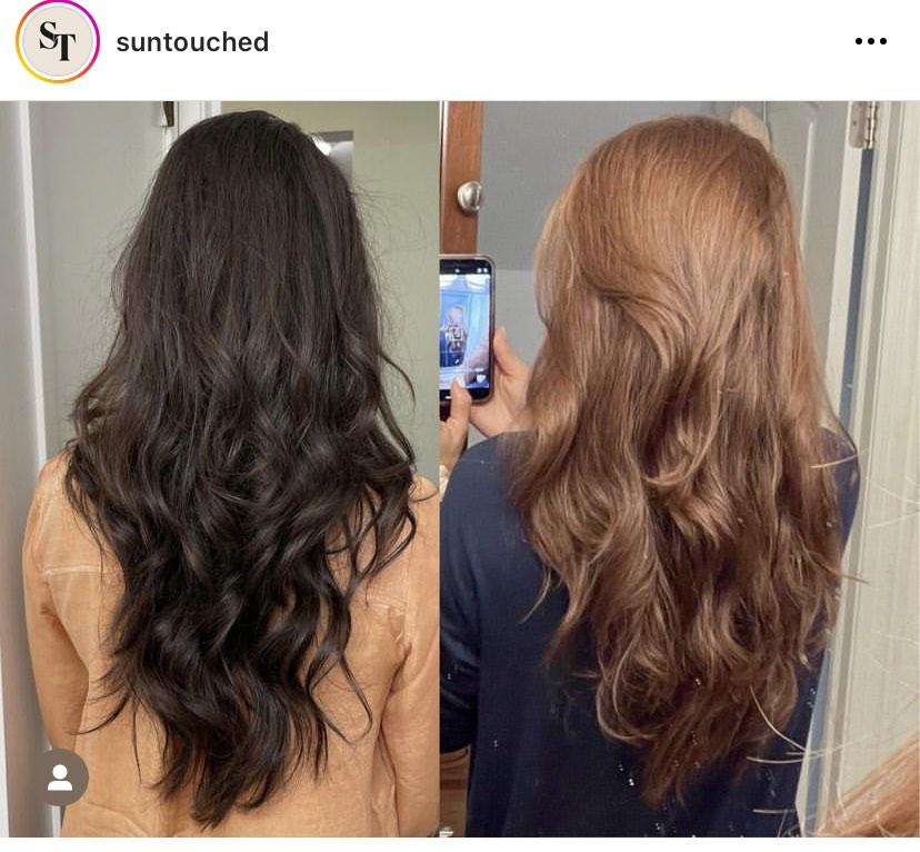 Suntouched Hair Lightener for Dark Hair