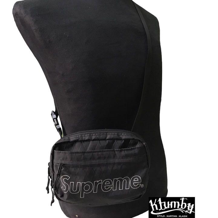 Supreme waist bag ss17 black, Men's Fashion, Bags, Sling Bags on Carousell
