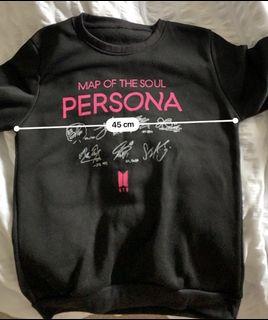 Sweatshirt fleece BTS Pesona size S