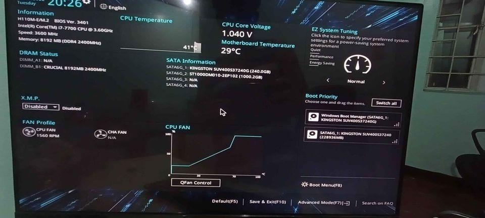 System Unit (CPU) Desktop (Category: Desktops) located in Lipa City. Submitted by jandal87 (Listing ID 1180424938, Image 1). Description: For SALE✅✅✅✅ RUSH..RUSH System Unit (CPU) Processor: Core i7-77003.60GHz RAM: 8GB 2400MHz SSD: 240GB HDD: 1TB External Video Card: 2GB with Windows 10 Office Professional 2016 and other basic Apps Good for gaming and for Office used..