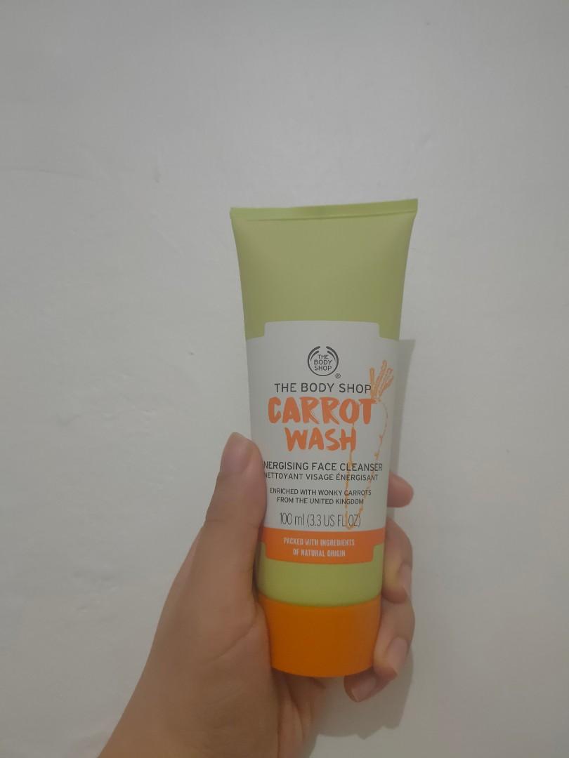 THE BODY SHOP Carrot Face Wash, Kesehatan & Kecantikan, Kulit, Sabun