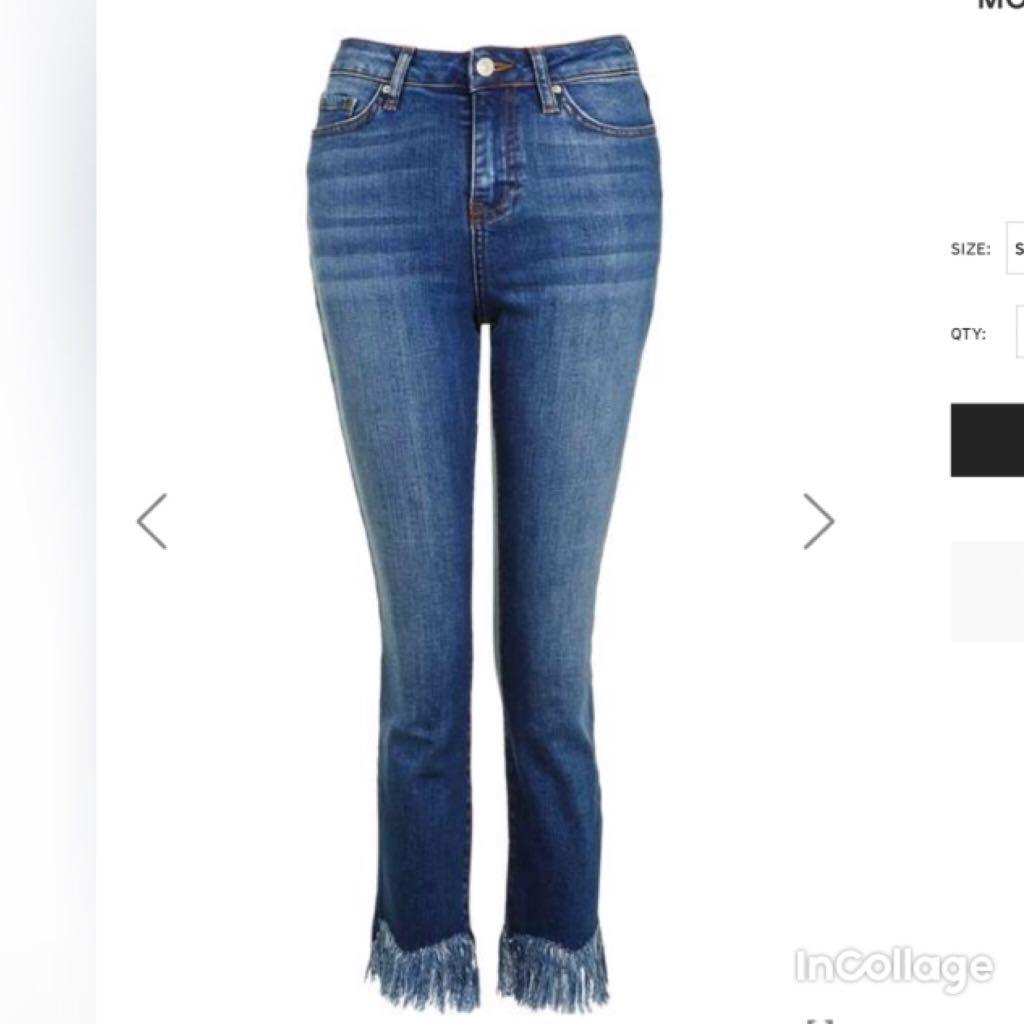 Topshop dree crop flare jeans new arrivals