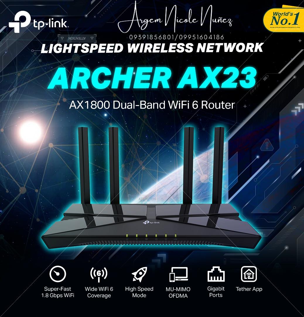 TP-LINK Archer AX23 New AX1800 Dual-Band Wi-Fi 6 Router, Computers ...