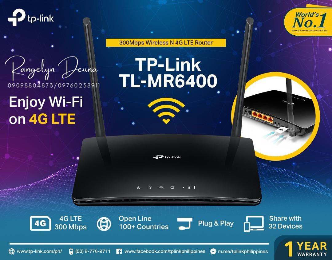 TP-LINK TL-MR600 AC1200 4G LTE Advanced Cat6 Gigabit Router, Computers ...