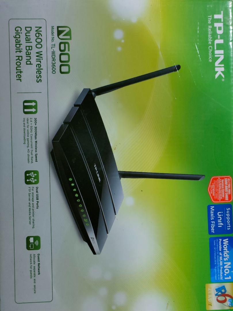 Give Secretary Execute TP-Link TL-WDR3600 N600 Wireless Dual Band Gigabit Router, Computers &  Tech, Parts & Accessories, Networking on Carousell