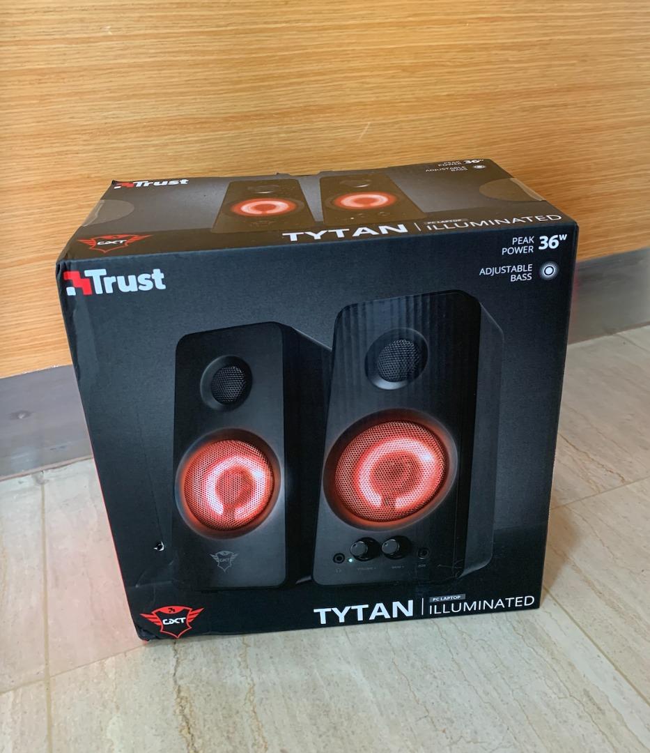 Trust Gaming GXT 608 Tytan Illuminated 2.0 Speaker Set for PC and Laptop  Computing