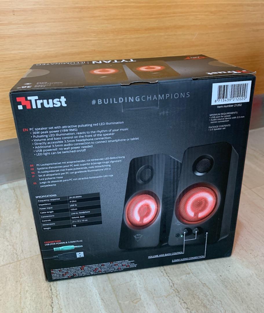 Altavoces PC Trust 21202 Negro 