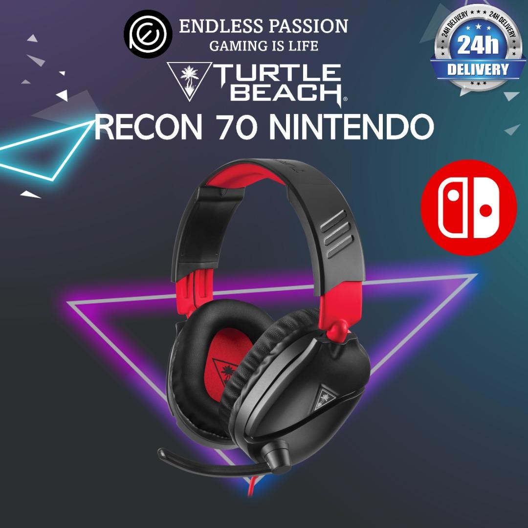Turtle Beach RECON 70 Headset for Nintendo Switch Black Red