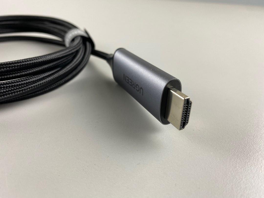 Ugreen USBC TO HDMI CABLE 2 METER 90 degree 4K 60Hz, Computers & Tech, Parts