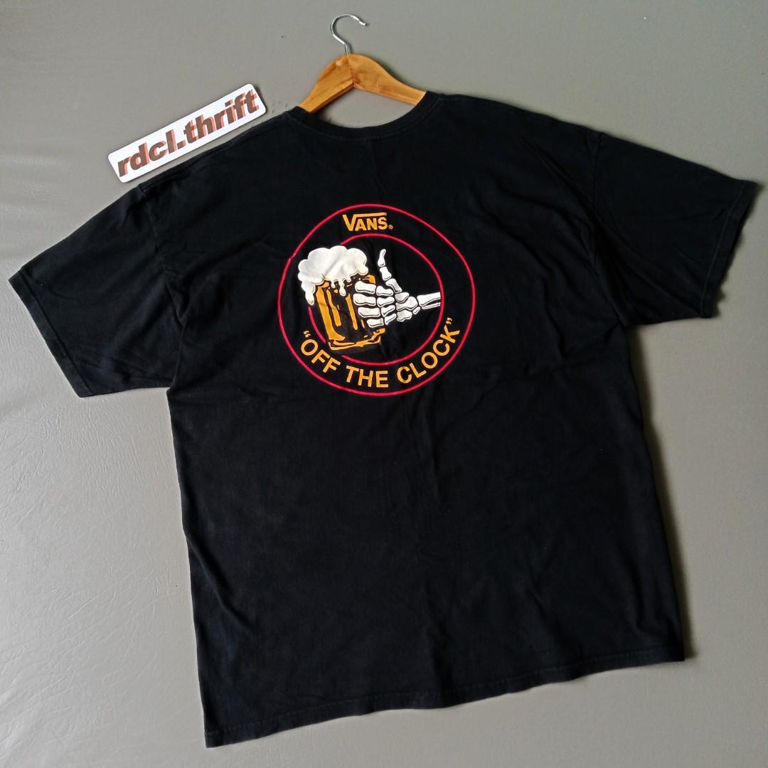 Vans off the clock t shirt outlet
