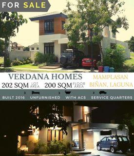 Verdana Homes Ayala Village 3BR House For Sale Best Price For P17M Only near CALAX/Sports Warehouse/DLSU Laguna/Broadfield/Paseo de Sta.Rosa/Nuvali