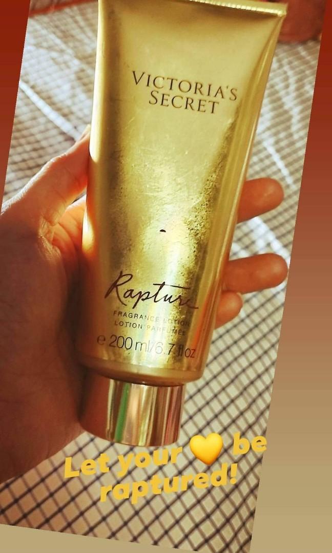 VICTORIA'S SECRET RAPTURE BODY FRAGRANCE LOTION, Beauty & Personal Care ...