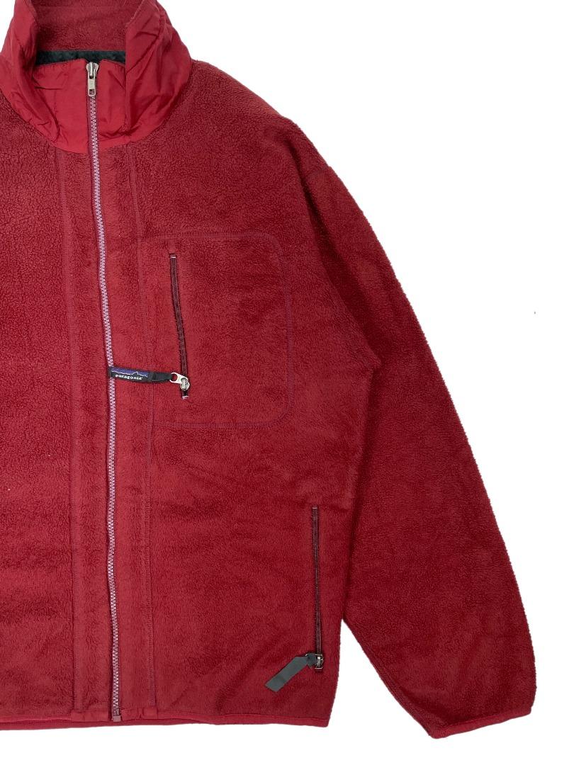 Vintage 90 s Patagonia Fleece Maroon Jacket Men s Fashion Coats