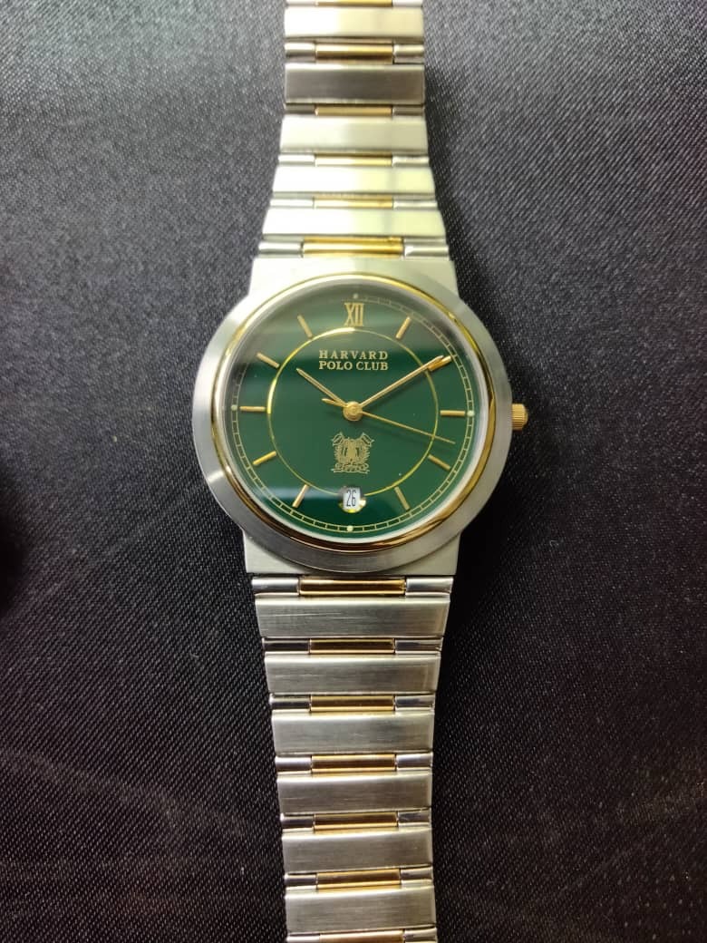 VINTAGE HARVARD POLO CLUB WATCH Men s Fashion Watches