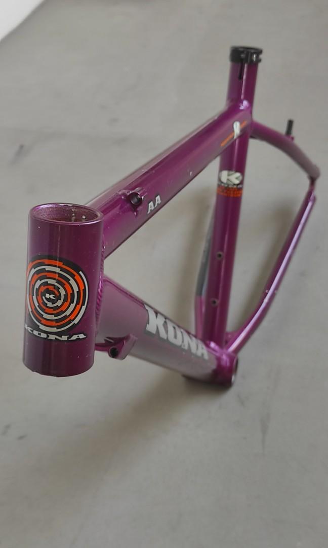 Vintage Old School Classic Retro Kona AA Aluminium MTB frame (Not Trek