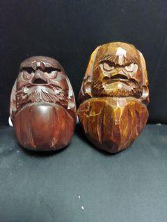 Vintage Wooden Daruma