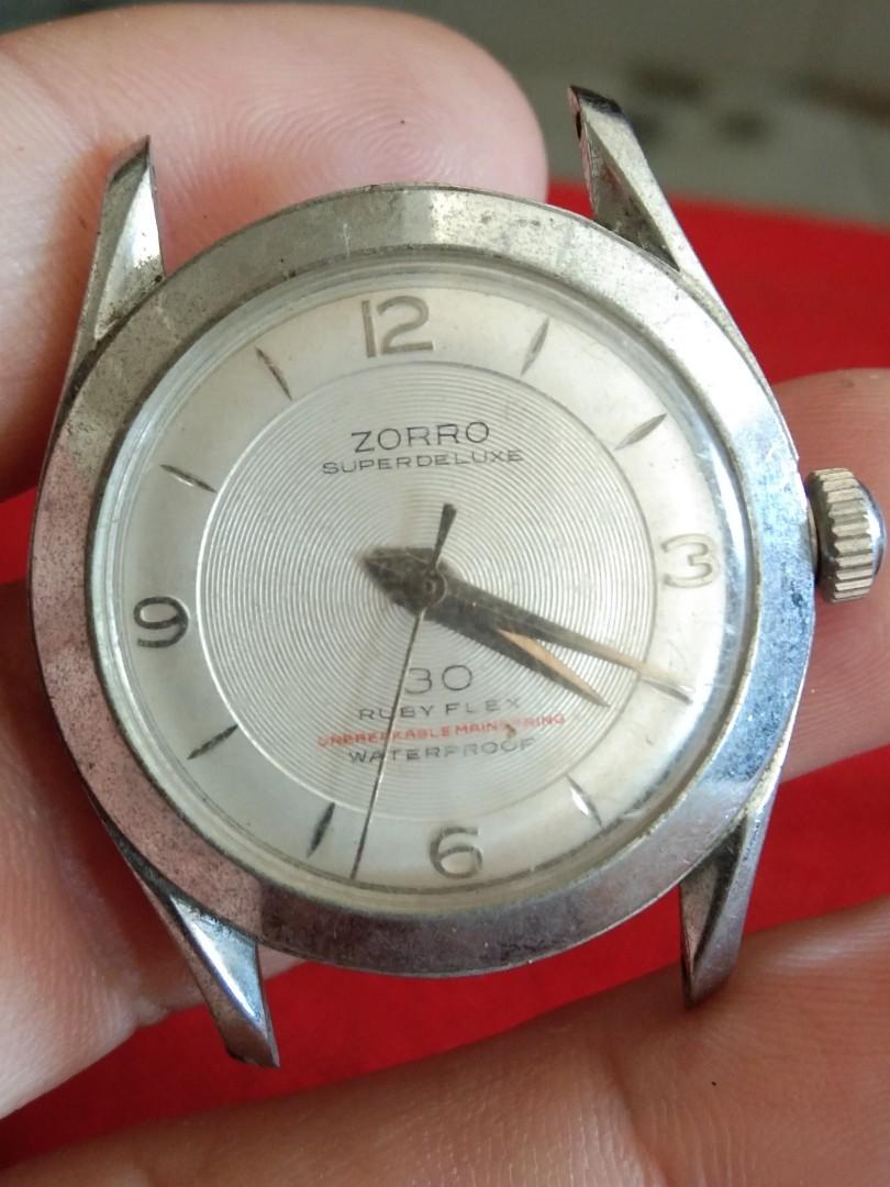 RUNNING 1957 DISNEY ZORRO WATCH W ORIGINAL SILVER BAND ,PILLOW AND BOX |  eBay