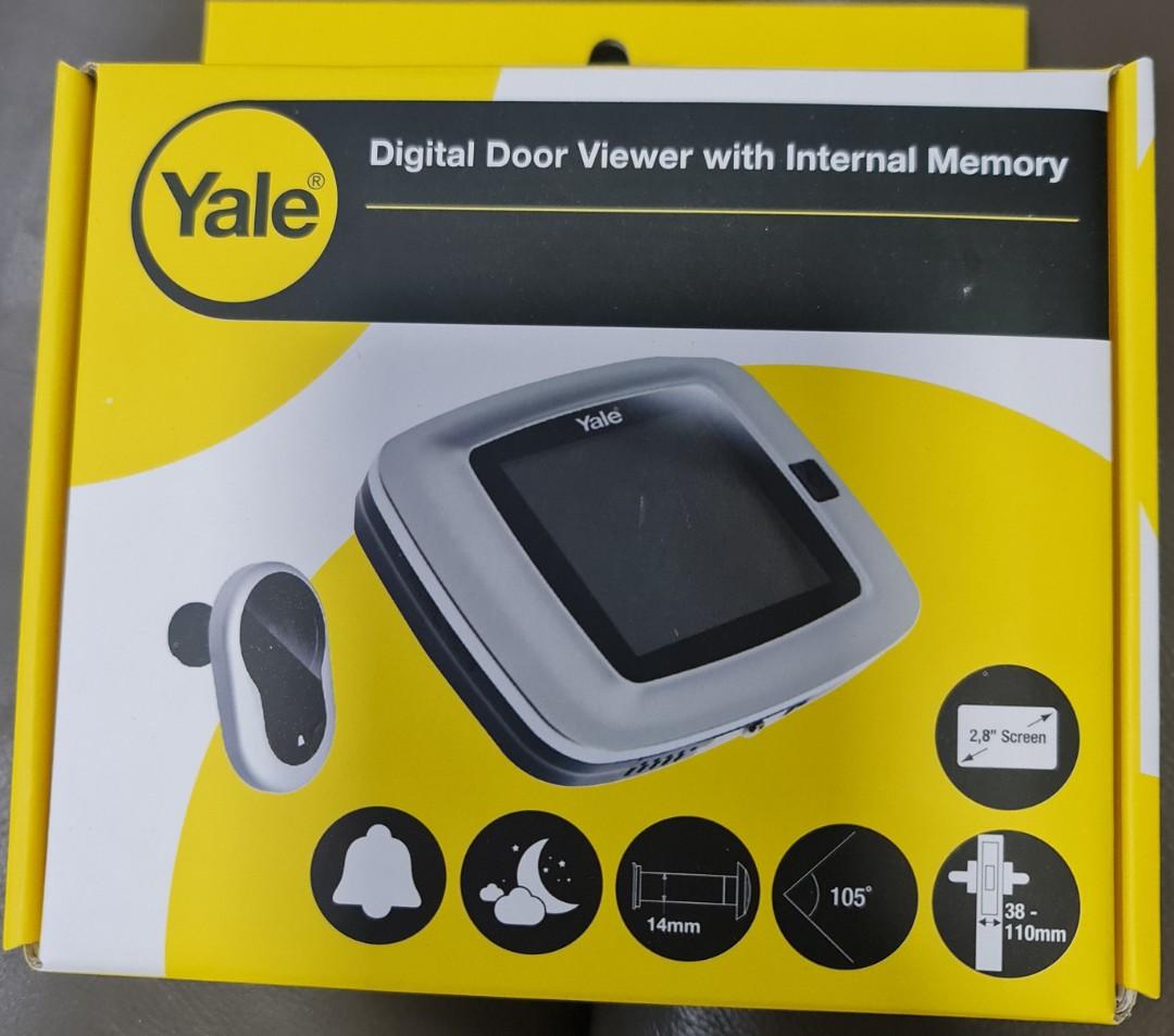 Yale digital door viewer, Furniture & Home Living, Security & Locks