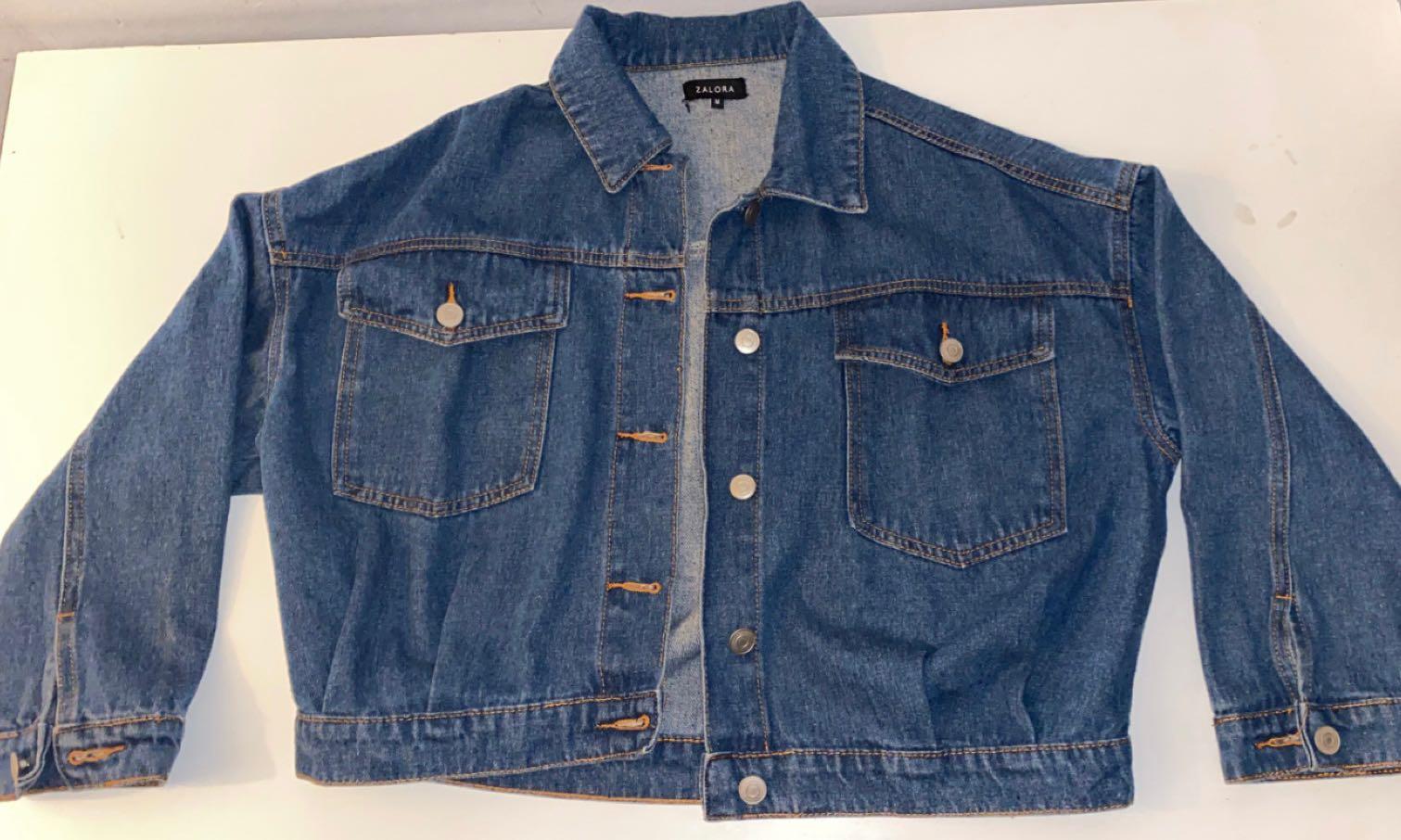 Zalora Denim Jacket, Women's Fashion 