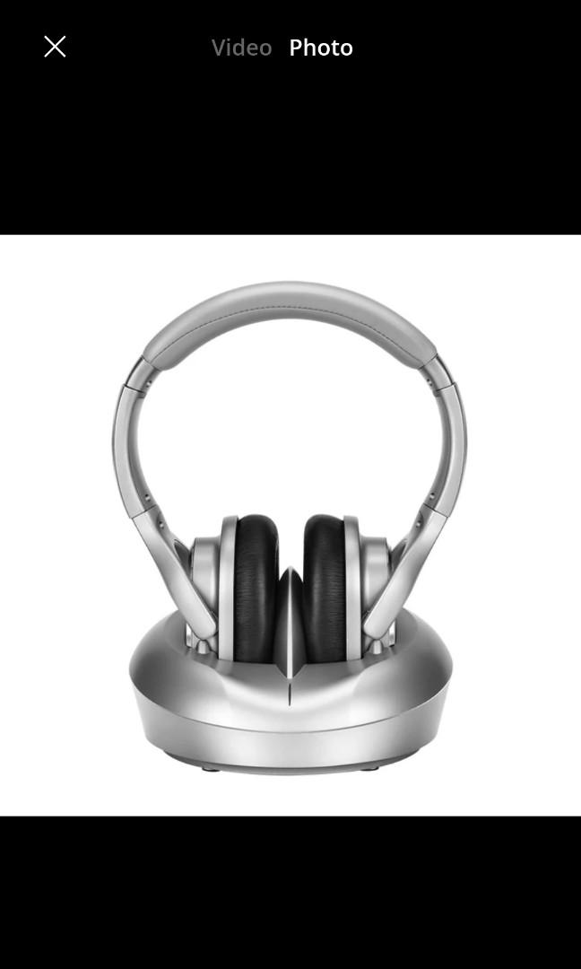 Zanchie Wireless Headphones for TV Watching with RF Transmitter