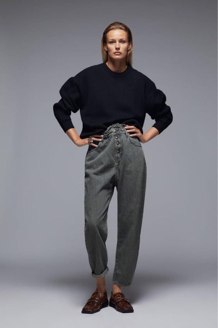 Jean baggy store femme zara
