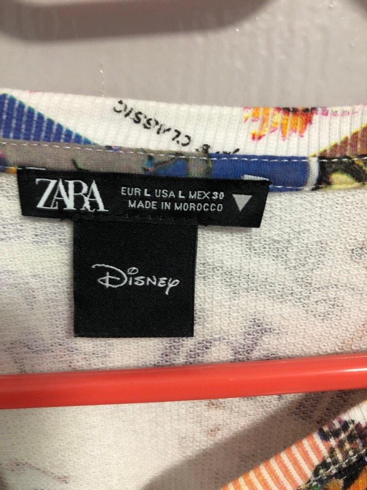 Zara Disney T-Shirt Dress Bambi Dumbo Pinocchio, Women's Fashion