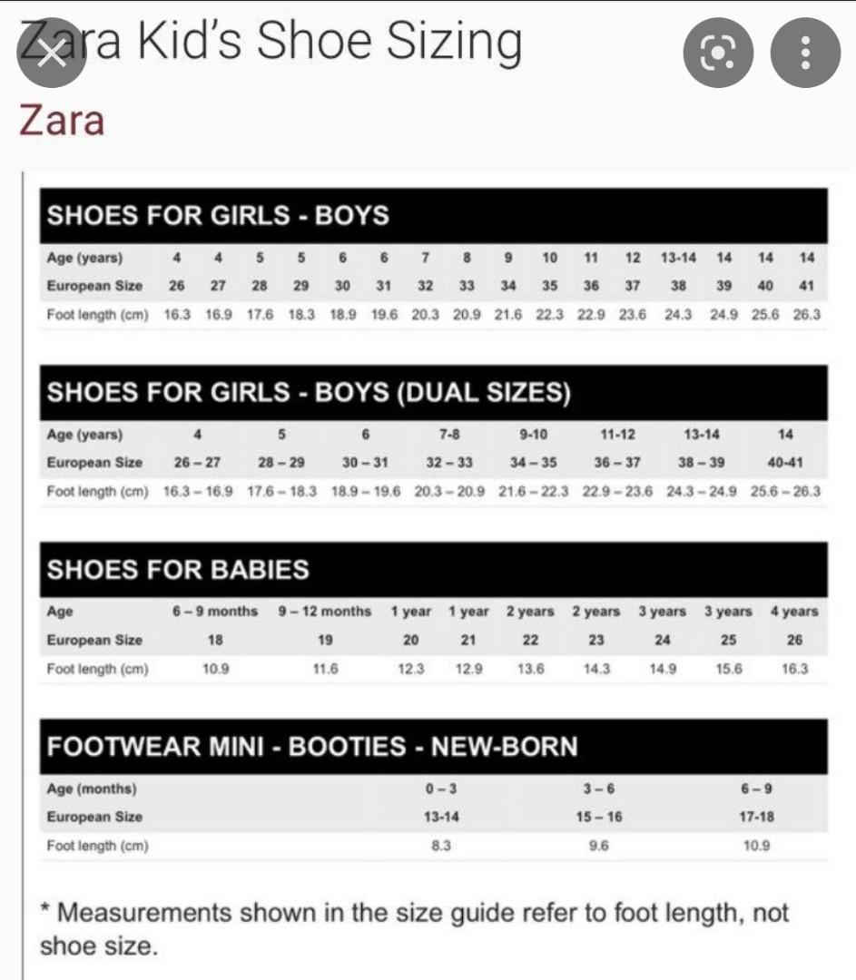 Zara Kids Shoes 35, Babies & Kids, Babies & Kids Fashion On Carousell