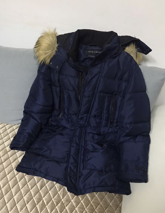 Parka jacket mens zara 2025