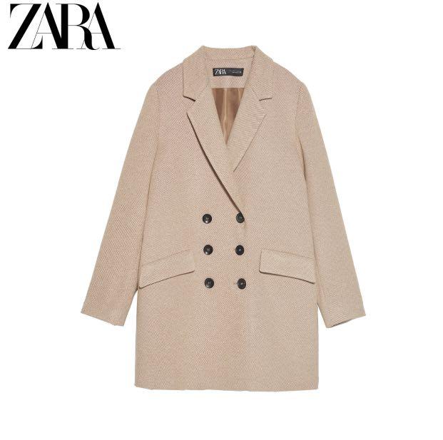 Zara buttoned coat top