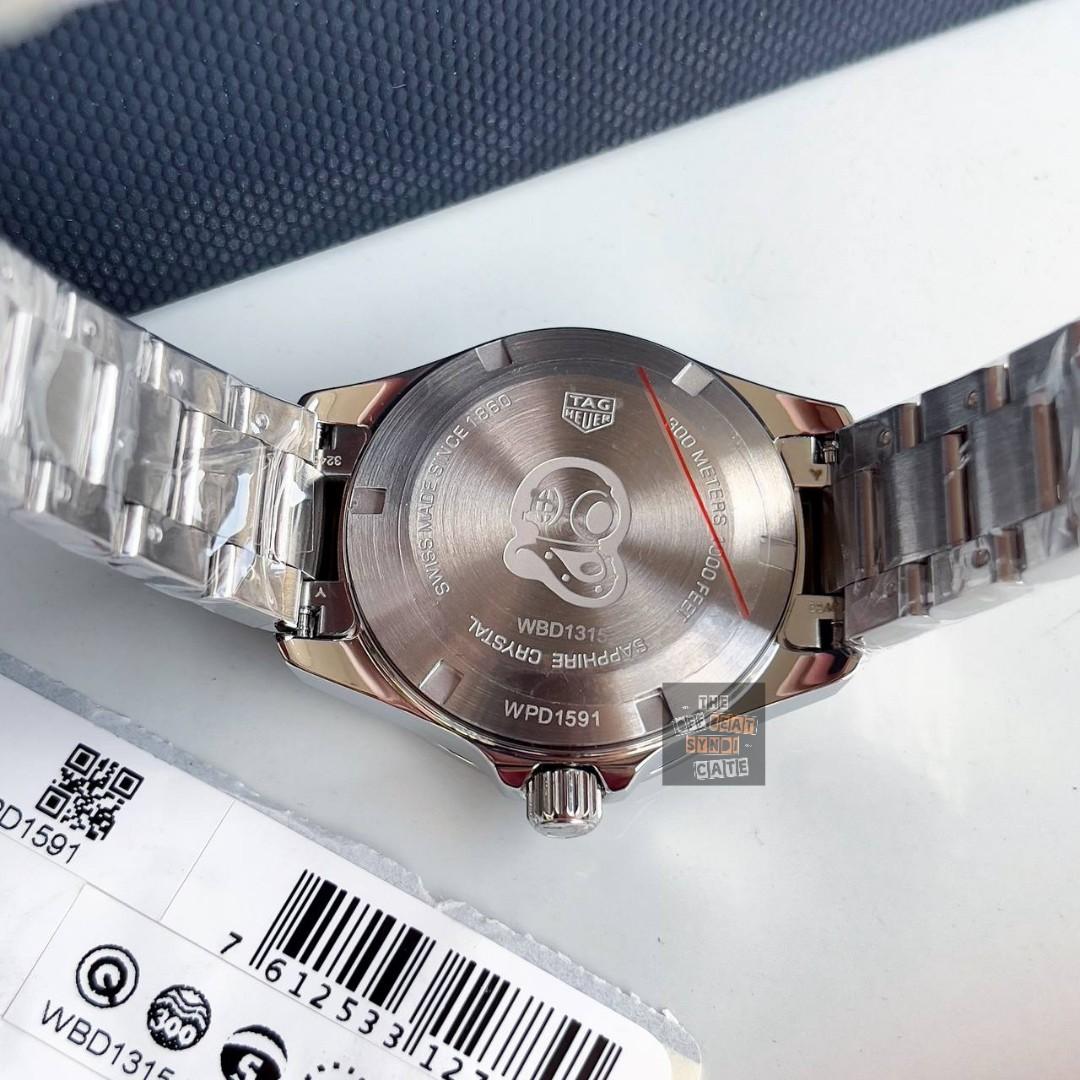 100 Original Old Stock T. Heuer Aquaracer Women s Watch WBD1315