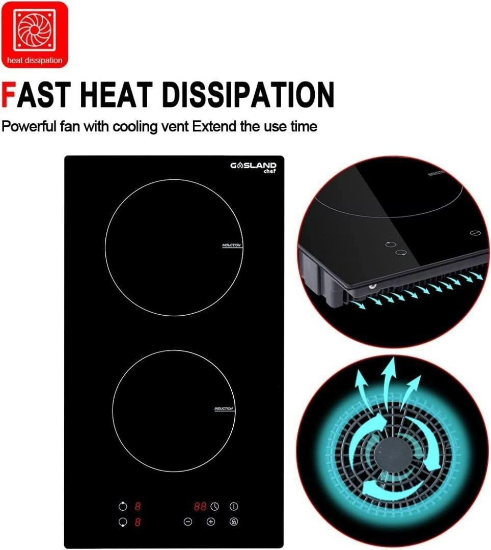 [1210] 12" Builtin Induction Cooktop, GASLAND Chef IH30BF 240V