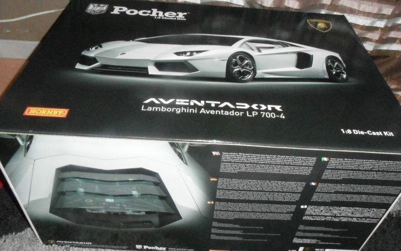 1 8 Pocher Lamborghini Aventador LP700 4 White Die cast Kit