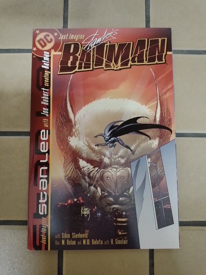 1st app Batman as Blackman ( Just Imagine Stan Lee With Joe Kubert Creating  Batman #1 ) Joe Kubert - Cover Art ( DC Comics ), Hobbies & Toys, Books &  Magazines, Comics & Manga on Carousell