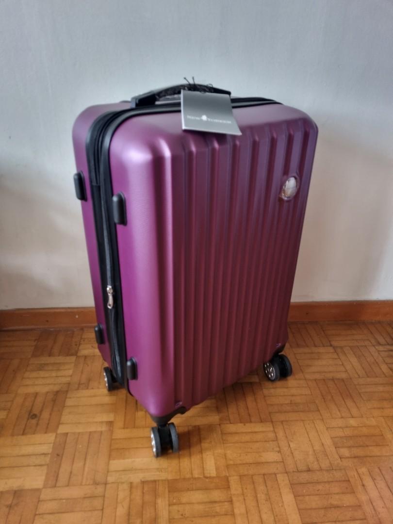24 New Yorker Upright purple Hobbies Toys Travel Luggage on Carousell